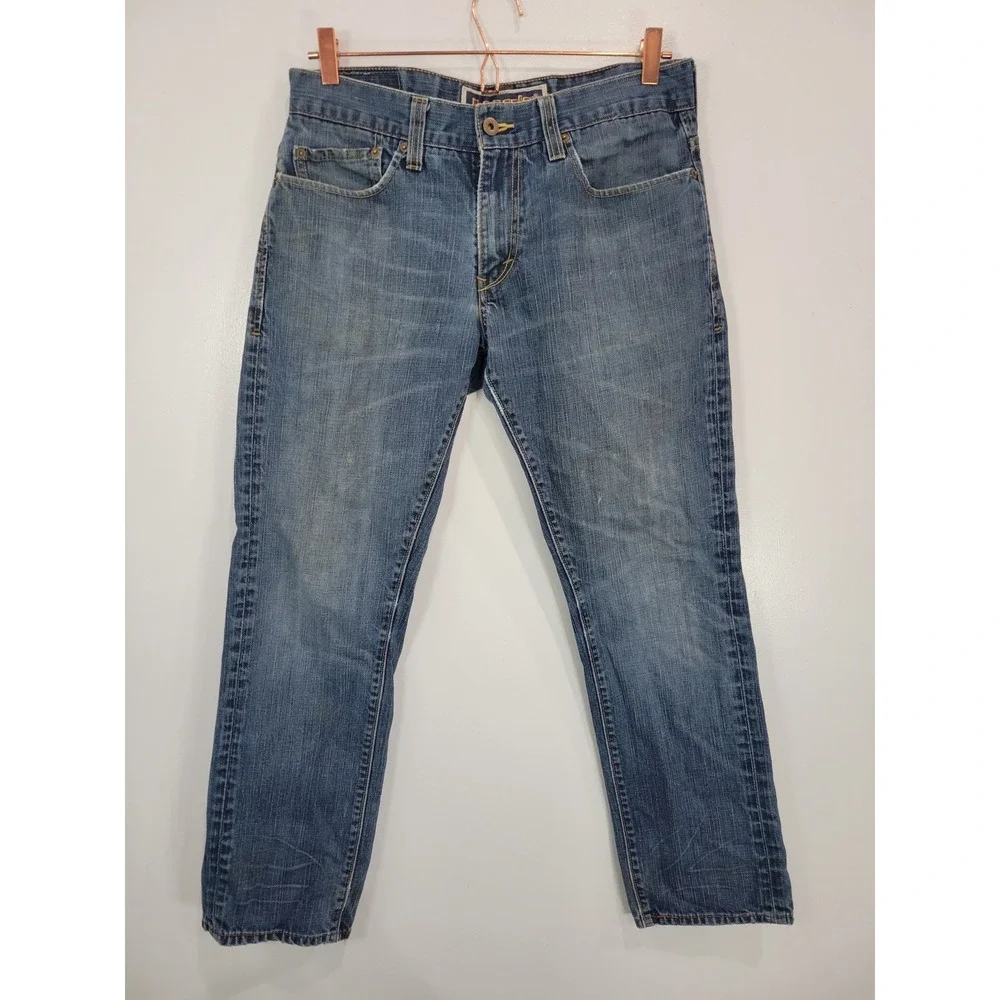 Vintage Levi's Y2K Mens 511 Skinny Fit Jeans‎ Blue Wash Size 34x30